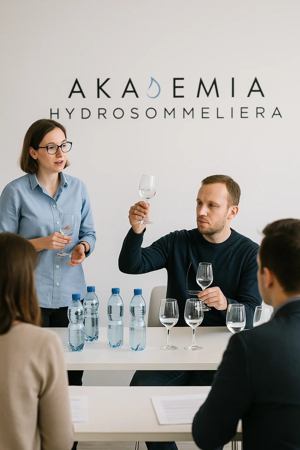 Zajęcia w Akademii Hydrosommeliera – kurs online z degustacją wody